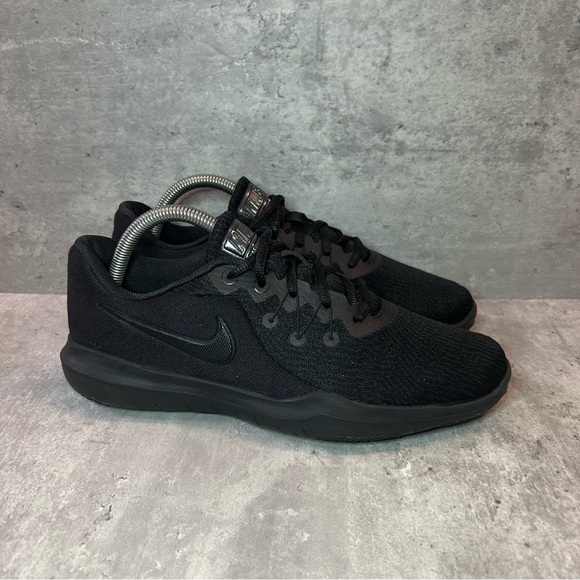 Nike Flex Supreme TR6 Running Shoes 909014-011 Womens sz 8.5 - black - Picture 1 of 7